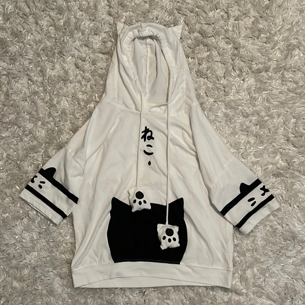 Kawaii cat hoodie